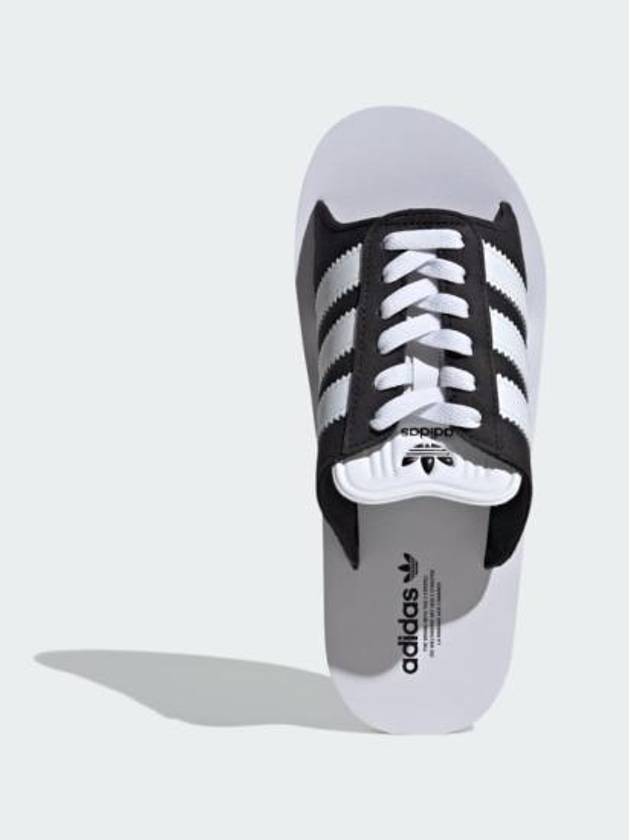 Gazelle Beach Slippers Black White - ADIDAS - BALAAN 3