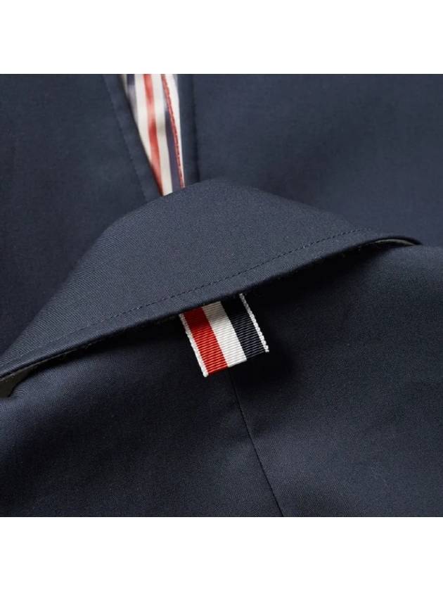 Men's Mackintosh Bal Collar Classic Single Coat Navy - THOM BROWNE - BALAAN 5