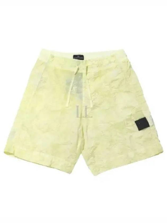 Shadow Project Hidden Badge Swim Shorts Beige - STONE ISLAND - BALAAN 2