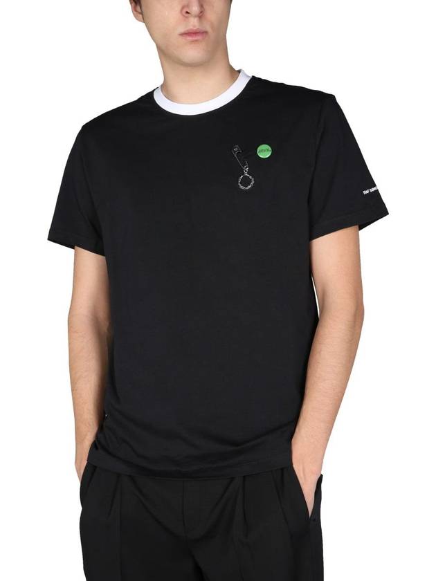 Fred Perry X Raf Simons Slim Fit T-Shirt - FRED PERRY - BALAAN 4