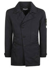 Wappen Patch Single Breasted Jacket Navy - STONE ISLAND - BALAAN 8