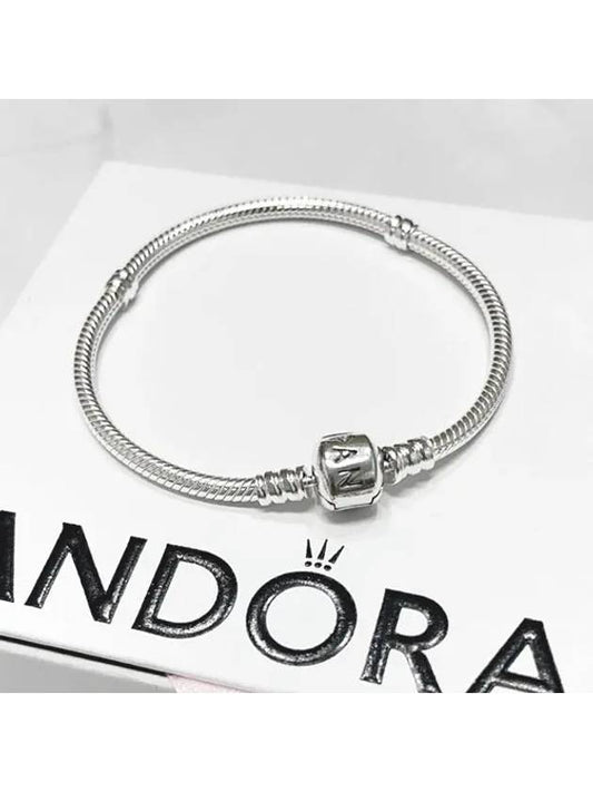 Moment Snake Chain Bracelet Silver - PANDORA - BALAAN 2