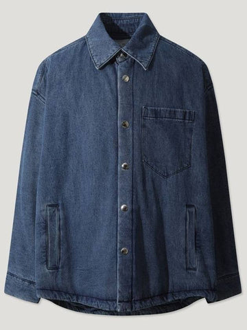 Oversized padded denim shirt - IRO - BALAAN 1