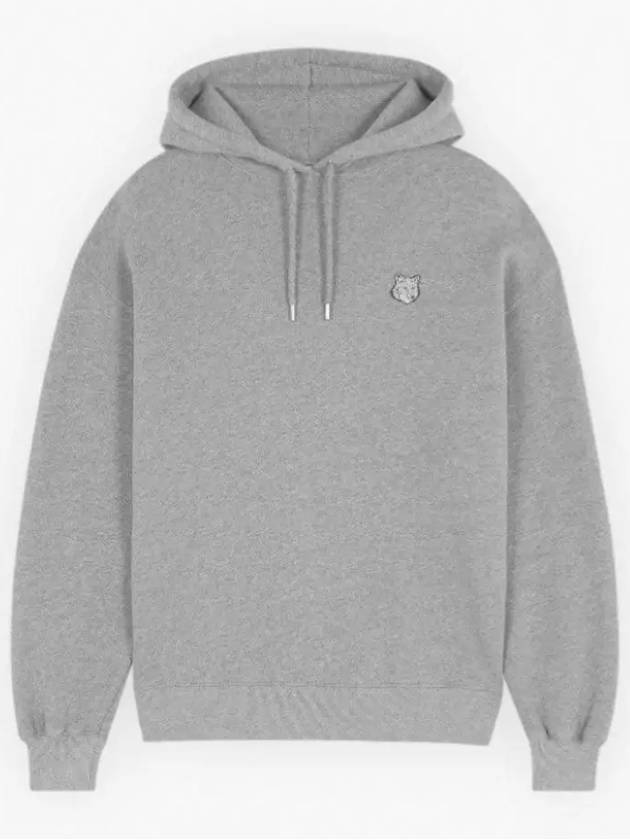 Bold Fox Head Patch Comfort Hoodie Grey - MAISON KITSUNE - BALAAN 2