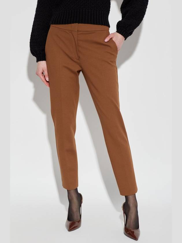 Max Mara Creased Trousers Pegno, Women's, Brown - MAX MARA - BALAAN 3