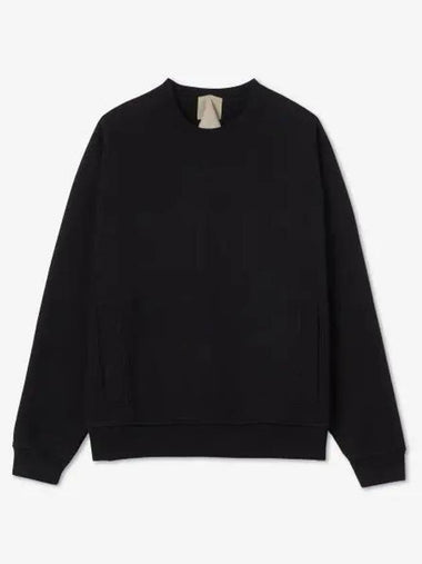 Garment dyed cotton jersey pocket sweatshirt black 22CTCUF03150999FW22 - TEN C - BALAAN 1