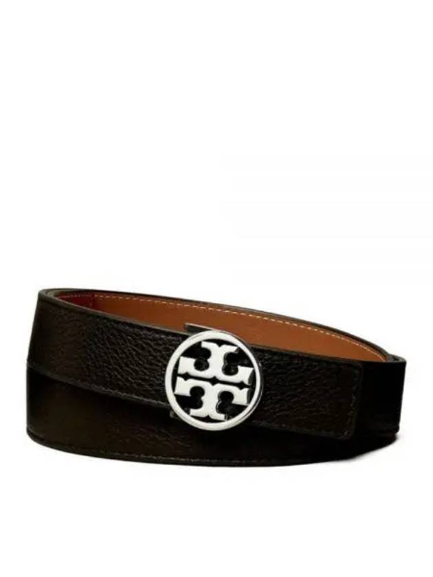 1 Miller Reversible Leather Belt Black Classic Cuoio - TORY BURCH - BALAAN 2