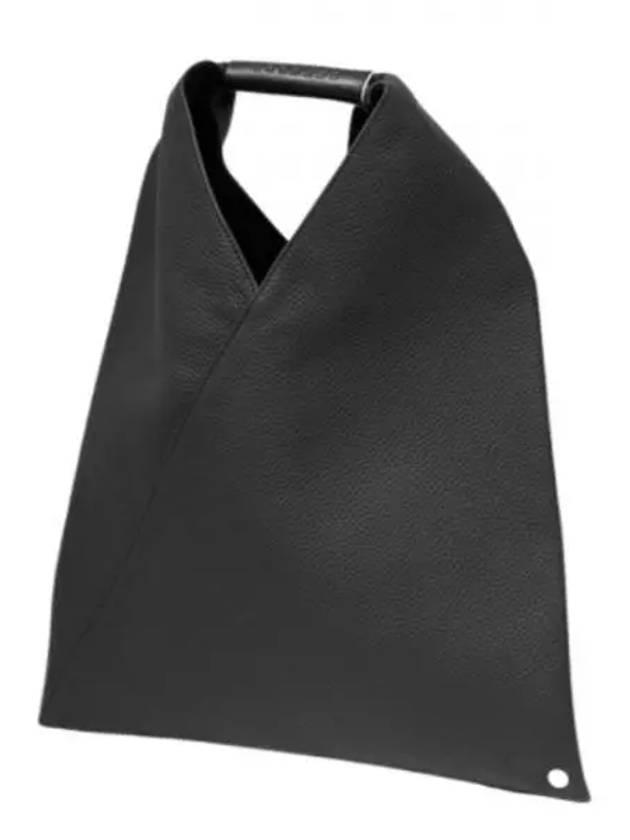 Japanese Leather Small Tote Bag Black - MAISON MARGIELA - BALAAN 2