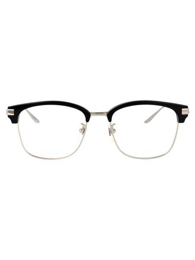 Eyewear Logo Eyeglasses Silver Black - GUCCI - BALAAN 1