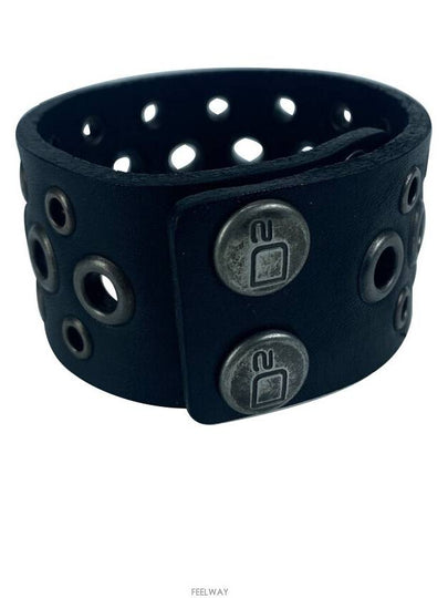 Vintage Leather Bracelet Navy - DSQUARED2 - BALAAN 2