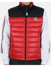 Ortac Logo Patch Padded Vest Red - MONCLER - BALAAN 3