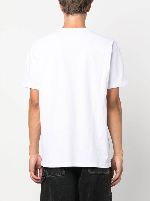 ORB Logo Cotton Short Sleeve T-Shirt White - VIVIENNE WESTWOOD - BALAAN 6