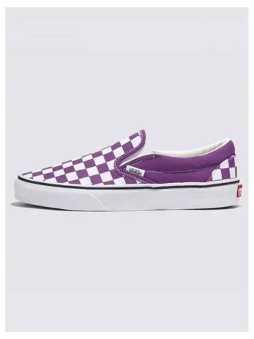 Official Color THEORY Checkerboard Classic Slip on VN000BVZ1N81 - VANS - BALAAN 1