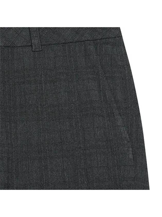 Men s Fall Check Pants 5044GXWP GREY - BLACK&WHITE - BALAAN 3