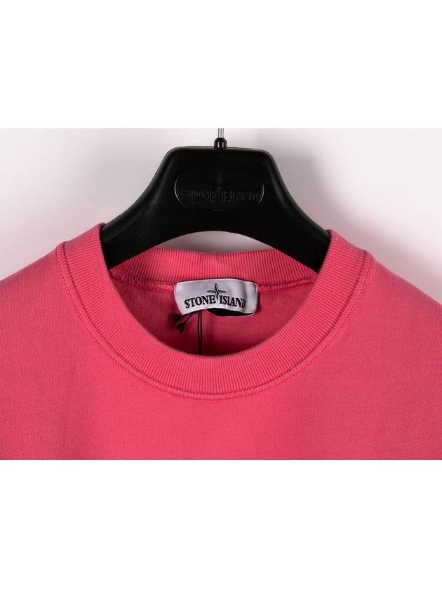 Wappen Patch Crewneck Sweatshirt Pink - STONE ISLAND - BALAAN 6