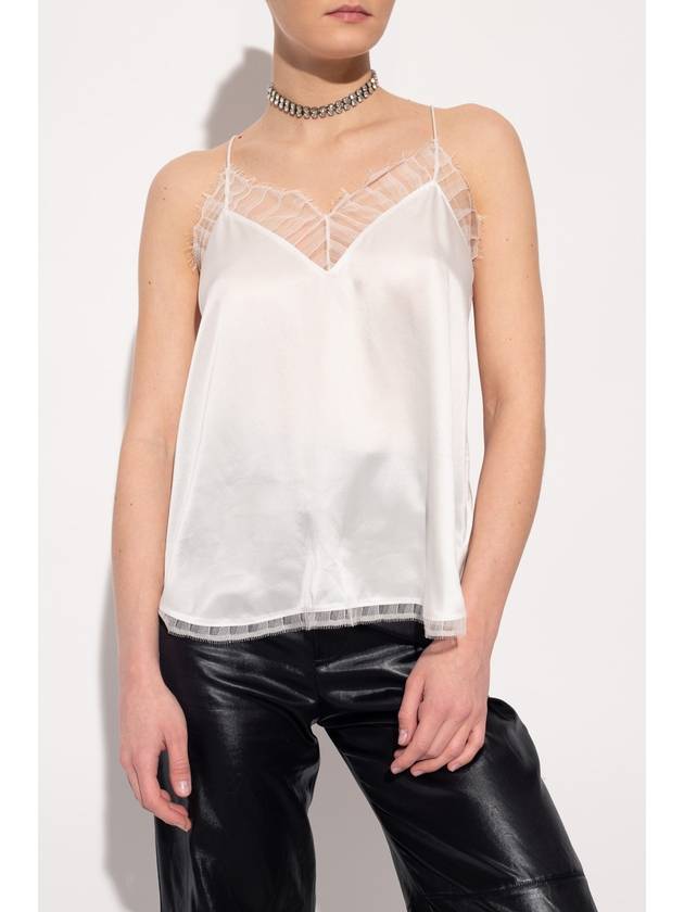 Iro Glistening Tank Top, Women's, White - IRO - BALAAN 3