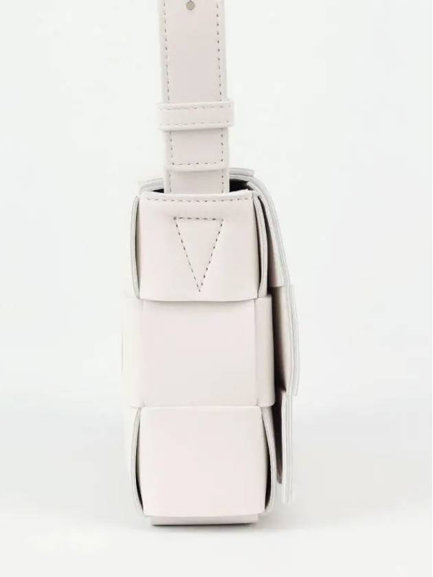 Intrecciato Cassette Cross Bag White - BOTTEGA VENETA - BALAAN 4