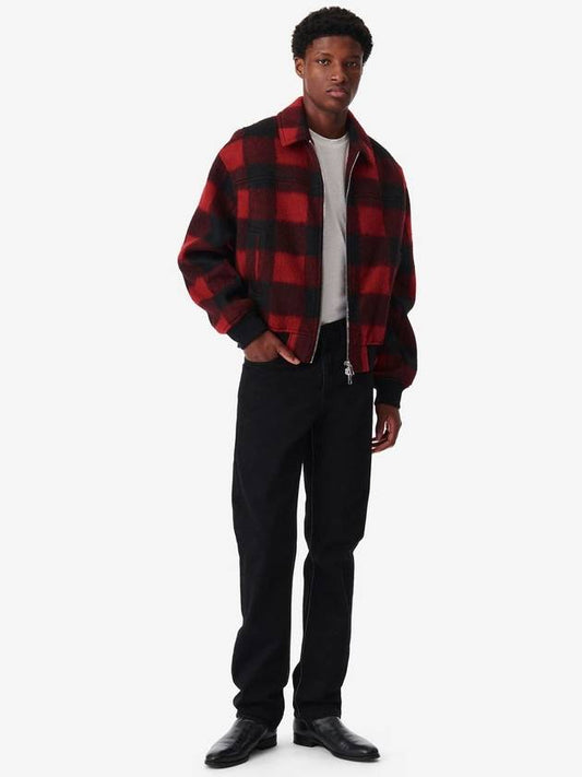 Buffalo check wool zip up blouson - IRO - BALAAN 2