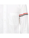 Armband Oxford Long Sleeve Shirt White - THOM BROWNE - BALAAN 8