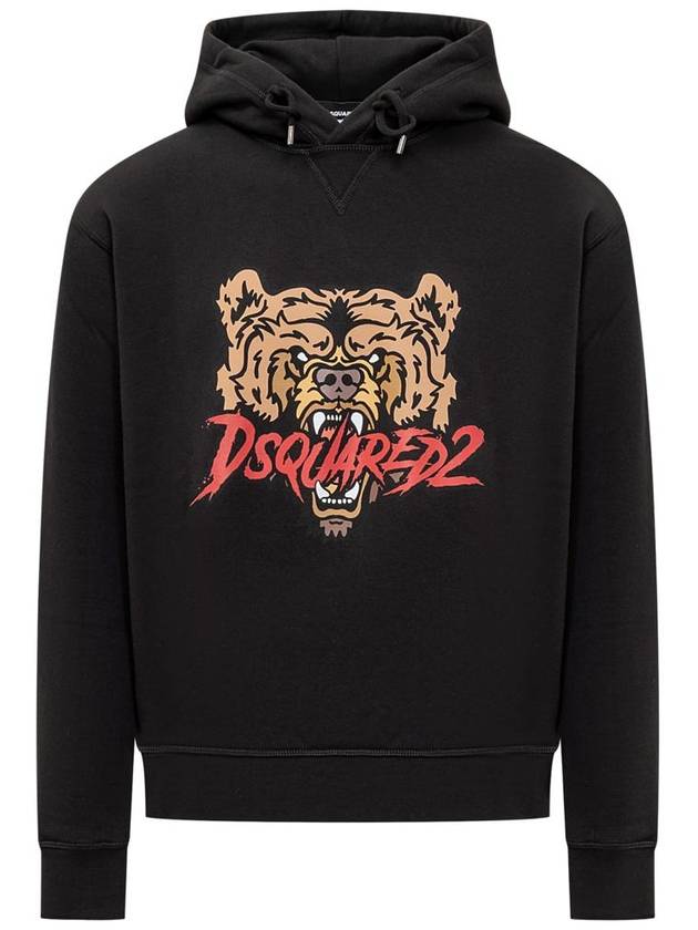 DSQUARED2 Bear Logo Sweatshirt - DSQUARED2 - BALAAN 1