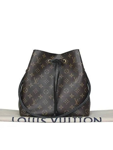 M44020 Monogram Canvas Black Neonoe Shoulder Cross Bag 2 - LOUIS VUITTON - BALAAN 1