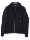 Men's Ben Faux Fur Collar Jacket Navy - A.P.C. - BALAAN 3