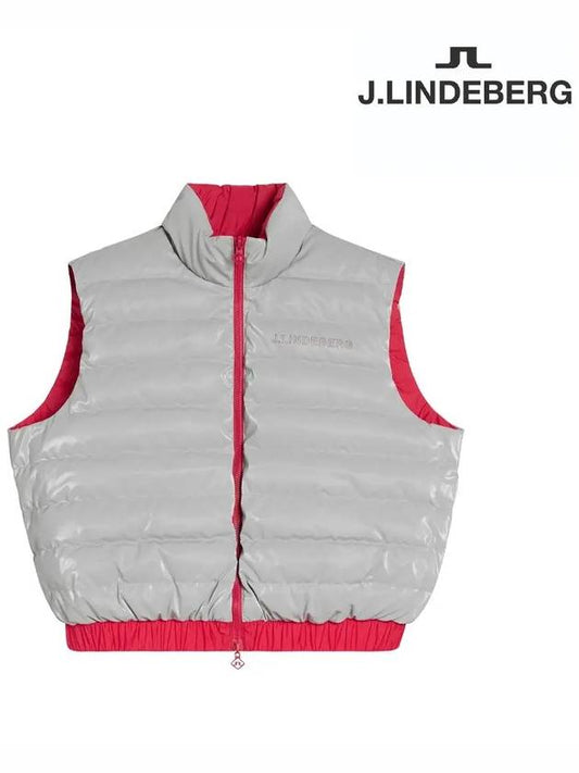 Padding Isla Reversible Vest GWOW09189 U239 Women's Isla Reversible Vest - J.LINDEBERG - BALAAN 2