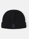 Cotton Cashmere Bolt Badge Fisherman Beanie - NEIL BARRETT - BALAAN 1