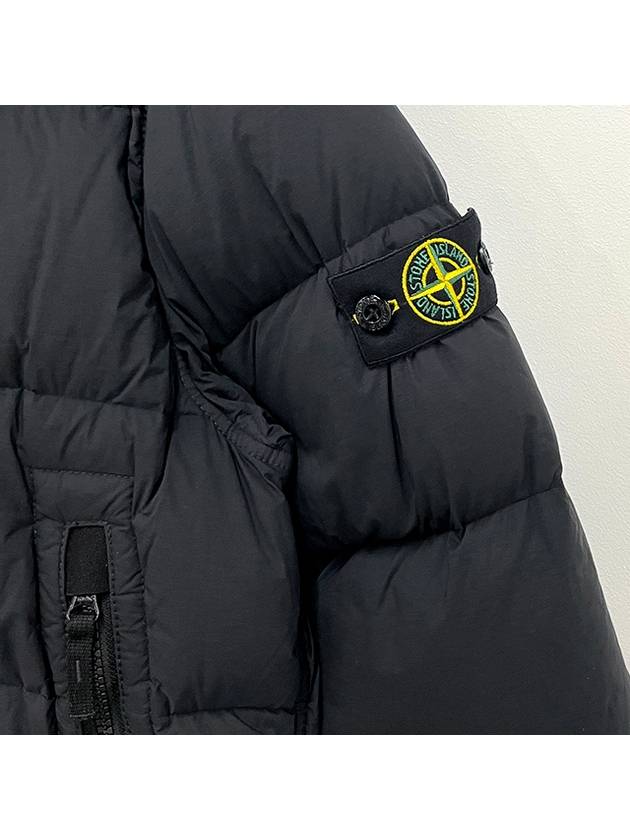 Kids Logo Patch Padding Black - STONE ISLAND - BALAAN 4