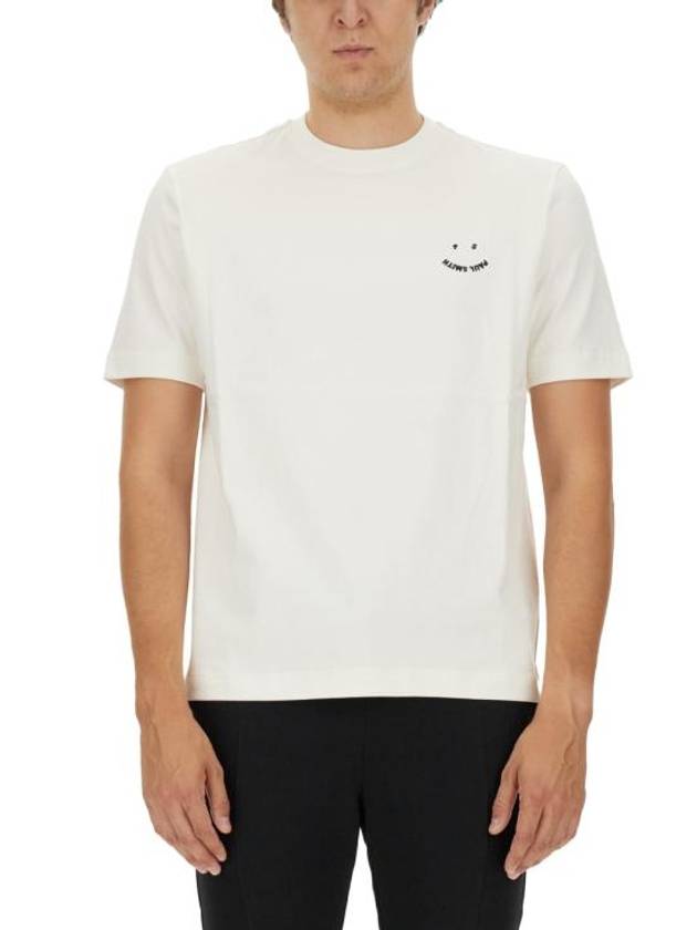 Paul Smith Short Sleeve T Shirt M2R 965XE N22116 02 WHITE - PAUL SMITH - BALAAN 1