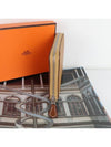 PORTEFEUILLE SILK IN COMPACT Zipper Half Wallet Caramel H085263CK AB - HERMES - BALAAN 3