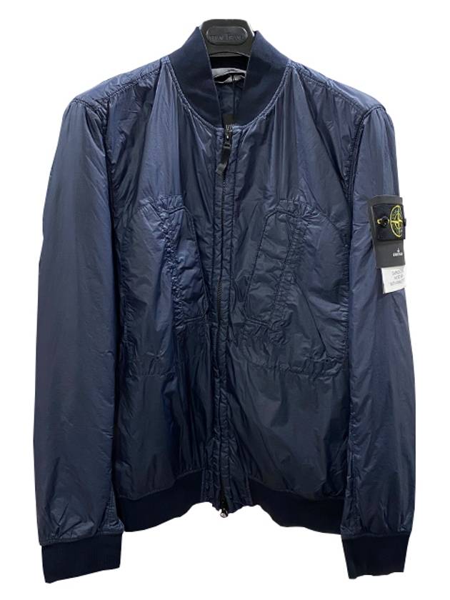 Micro Yarn Badge Packable Primaloft Bomber Jacket Navy - STONE ISLAND - BALAAN 3