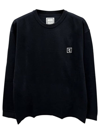 Back Logo Cotton Long Sleeve T-shirt Black - WOOYOUNGMI - BALAAN 2