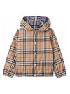 Women s Check Reversible Hooded Jacket - BURBERRY - BALAAN 2