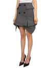 2407131 301 Women s Mini Skirt - SACAI - BALAAN 4