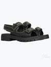 Leo Studded Chunky Sandals Calfskin Black - CELINE - BALAAN 2