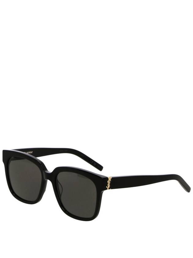 Eyewear Logo Plaque Acetate Sunglasses Black - SAINT LAURENT - BALAAN 3