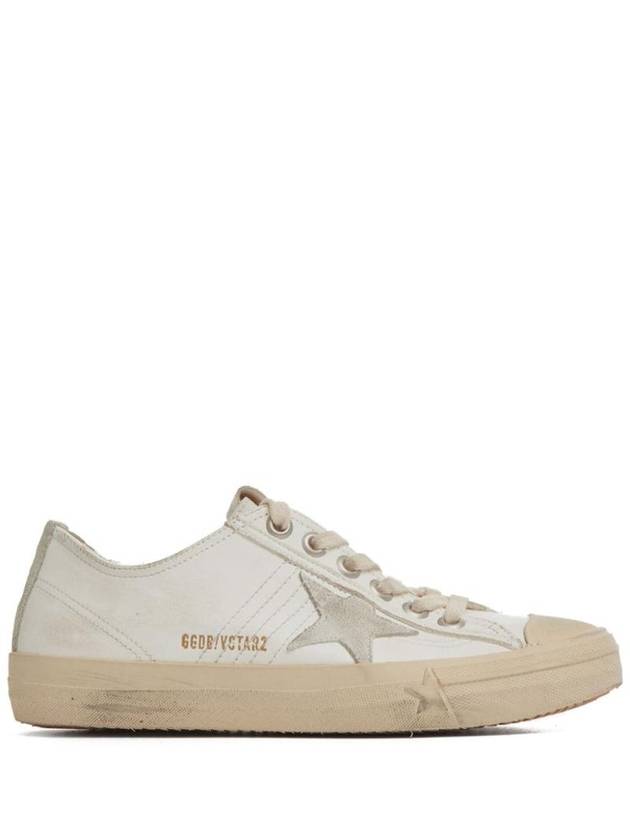 V-Star Leather Low Top Sneakers White - GOLDEN GOOSE - BALAAN 1