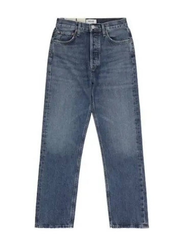 A Goldie Pinch Straight Denim Pants Blue Jeans - AGOLDE - BALAAN 1