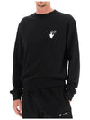 Men's Hand Off Logo Sweatshirt Black - OFF WHITE - BALAAN 5