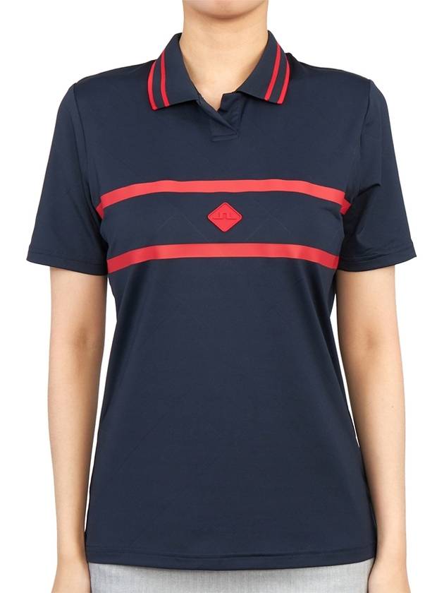 Golf wear women s short sleeve t shirt GWJT06449 6855 - J.LINDEBERG - BALAAN 2