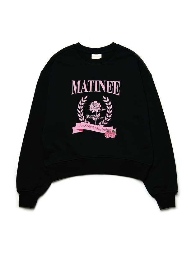 Brushed Options Matinee Classic Rose Sweat Shirts BLACK - LE SOLEIL MATINEE - BALAAN 1