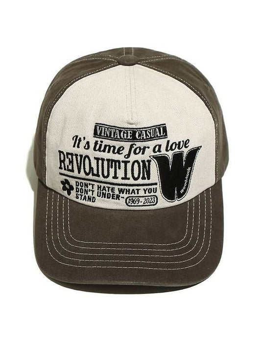 Revolution 5 Panel Ball Cap Brown - OGARP - BALAAN 1