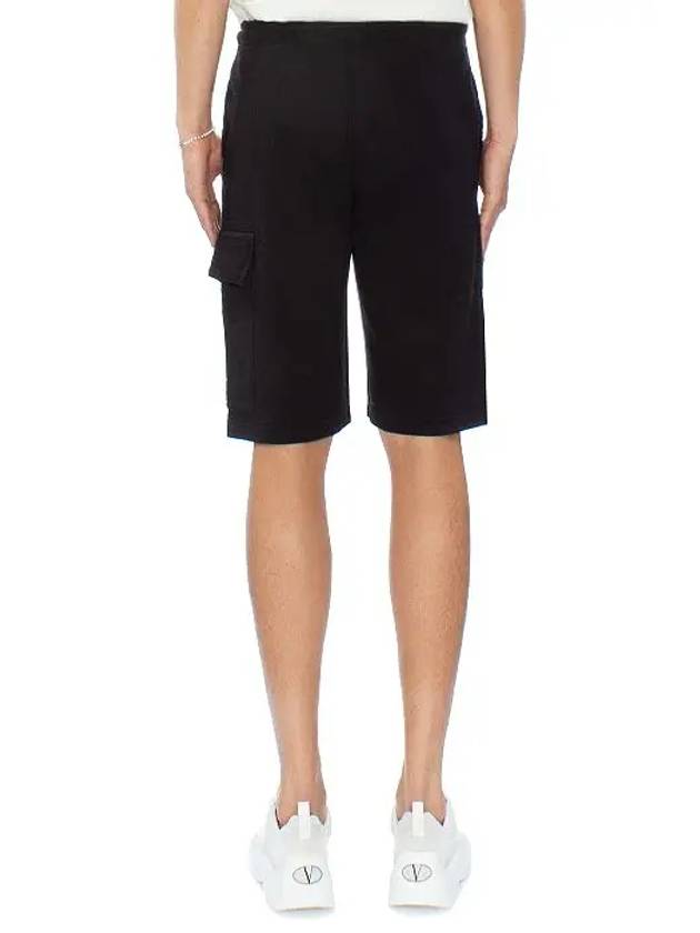 Light Fleece Utility Shorts Black - CP COMPANY - BALAAN 6