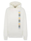 Comfort Fit Cotton Hoodie White - DIOR - BALAAN 2