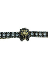 Gold Crystal Lion Head Choker - GUCCI - BALAAN 5