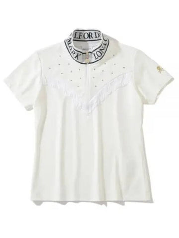 24 Orb Fringe Tee MLW 4B AA08 0001 Women s T Shirt - MARK & LONA - BALAAN 1