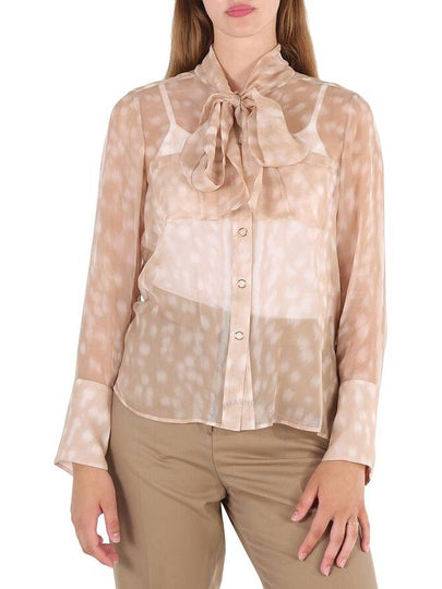 Deer Silk Blouse - BURBERRY - BALAAN 2