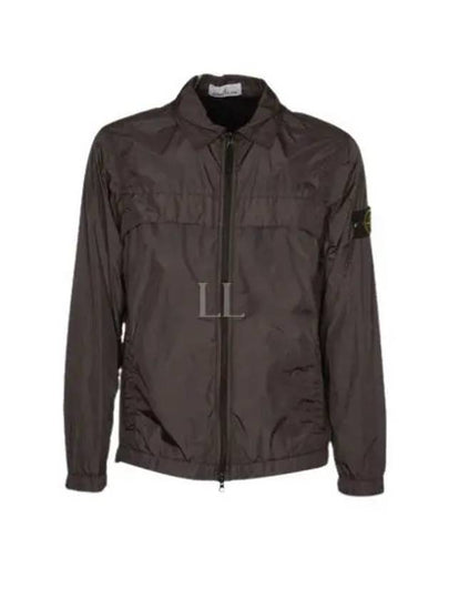 Garment Dyed Crinkle Reps R-NY Jacket Brown - STONE ISLAND - BALAAN 2