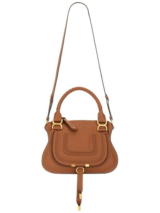 Marcie Small Double Carry Tote Bag Brown - CHLOE - BALAAN 3